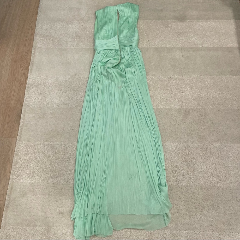 MARIA LUCIA HOHAN Women's Plunge Neck Sleeveless Maxi Dress Size 38/US 2 - Picture 7 of 9